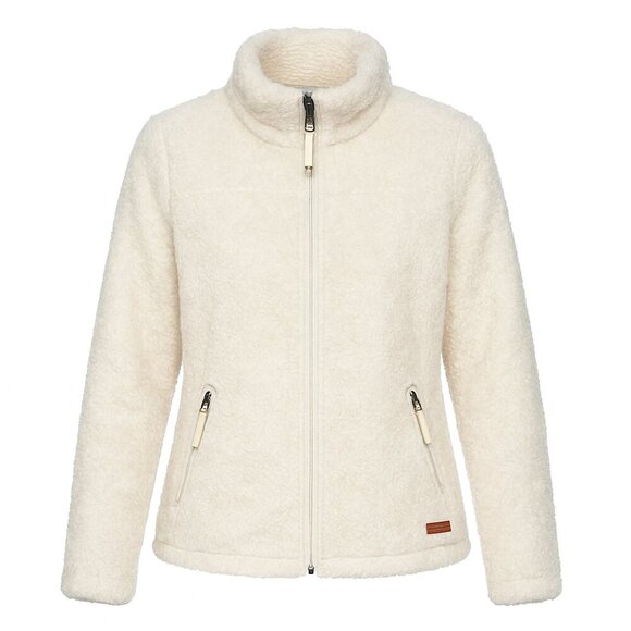 Free Country White Sherpa Fleece Zip Jacket – Women’s Medium - Picture 1 of 6